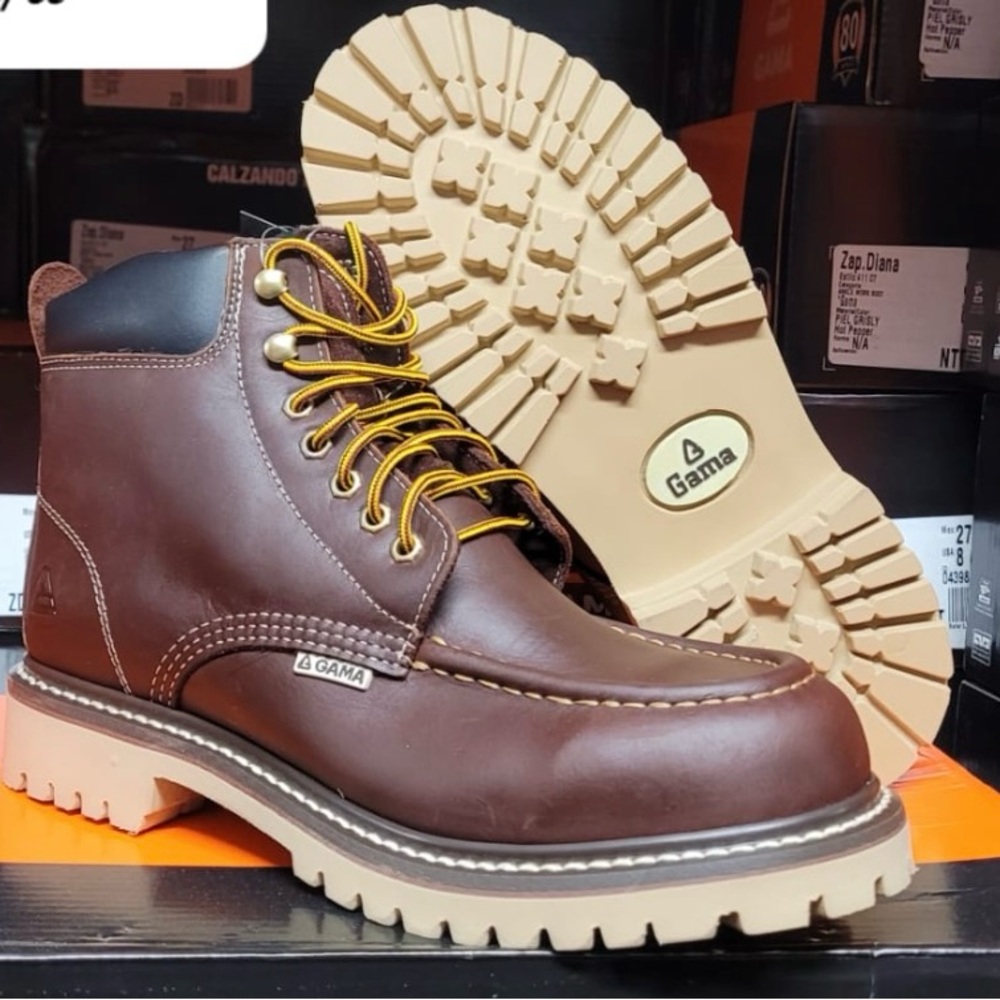Gama Soft Toe Work Boots Size 6.5-11